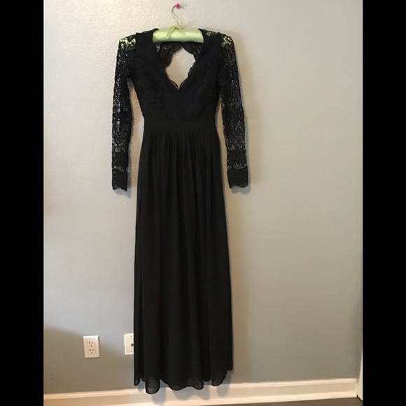 Lulu’s Awaken My Love Black Maxi Dress - Picture 4 of 10